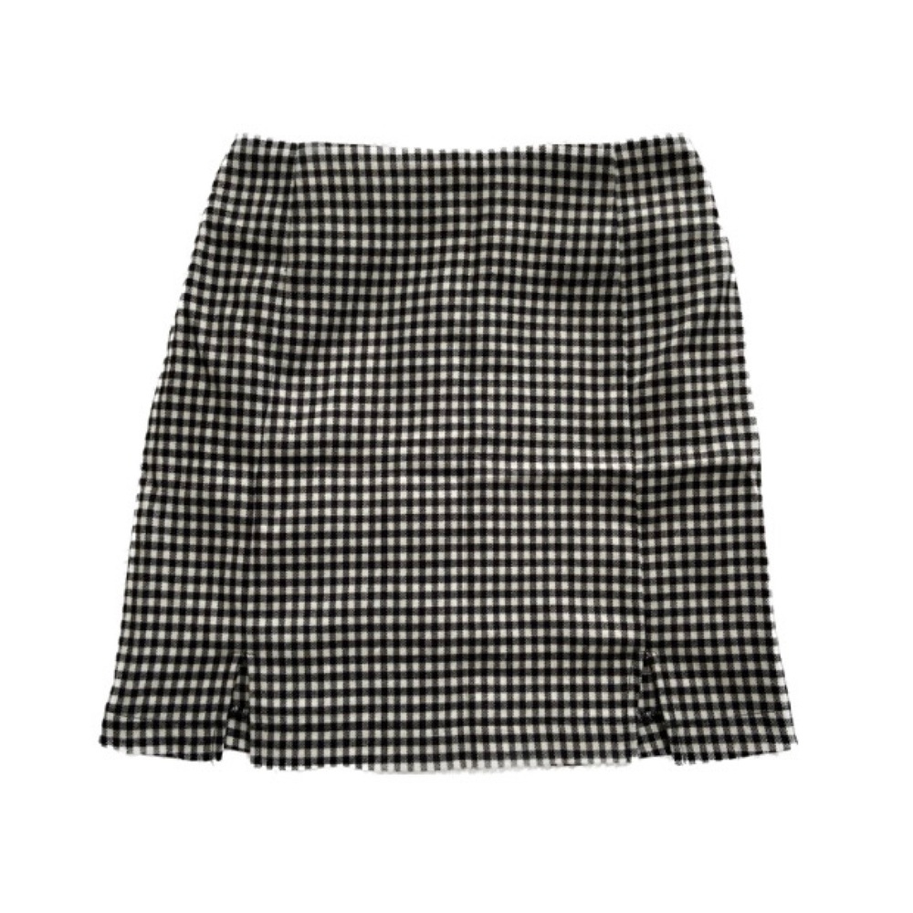 Plaid Mini Skirt